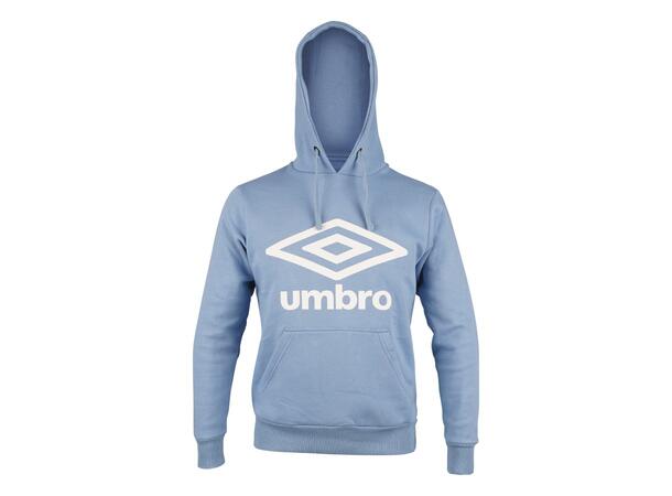 UMBRO Basic Logo Hood jr MellomBlå 140 Hettegenser med Umbrologo og lomme