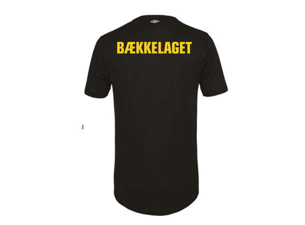 UMBRO BSK Cup SS Tee JR Sort Bækkelaget SK Trenings T-shirt Junior