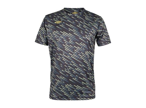 UMBRO Pre Match Tee Marine XS Resirkulert sublimert trenings t-skjorte