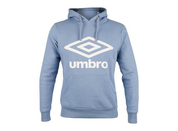 UMBRO Basic Logo Hood jr MellomBlå 152 Hettegenser med Umbrologo og lomme
