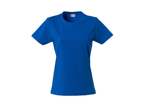 ST Basic T-shirt Ladies Blå XL Bomulls t-skjorte