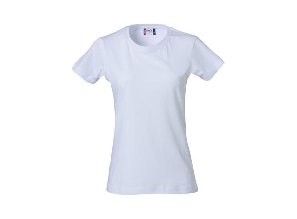 ST Basic T-shirt Ladies Hvit M Bomulls t-skjorte