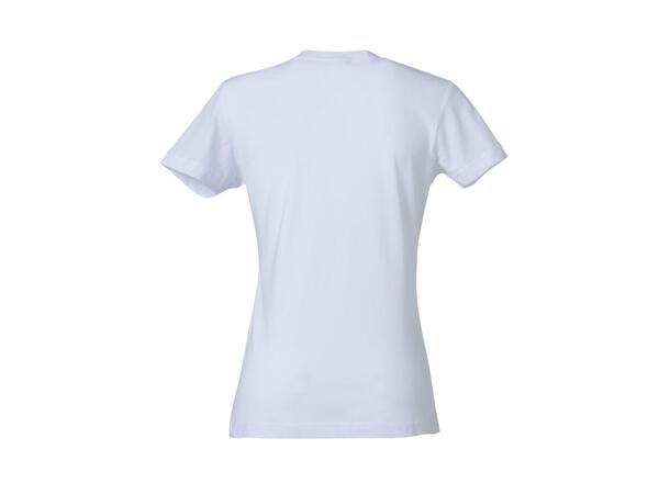 ST Basic T-shirt Ladies Hvit M Bomulls t-skjorte