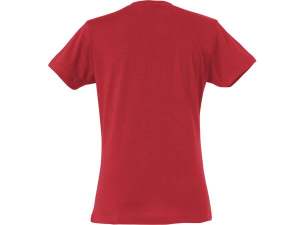 ST Basic T-shirt Ladies Rød XL Bomulls t-skjorte