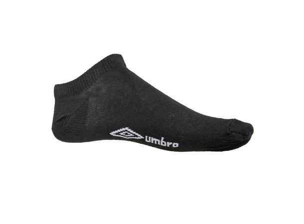 UMBRO Core Slip In Socks 3 pk Sort 40-44 Lave og behagelige fritidsstrømper
