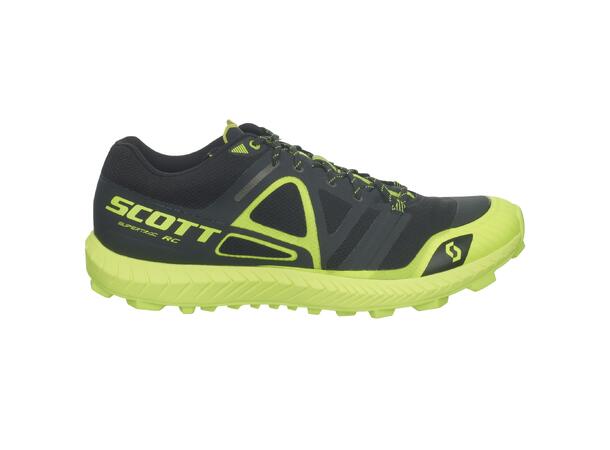 SCOTT Shoe Supertrac RC Sort/Gul 42,5 En teknisk løpesko for fjellet