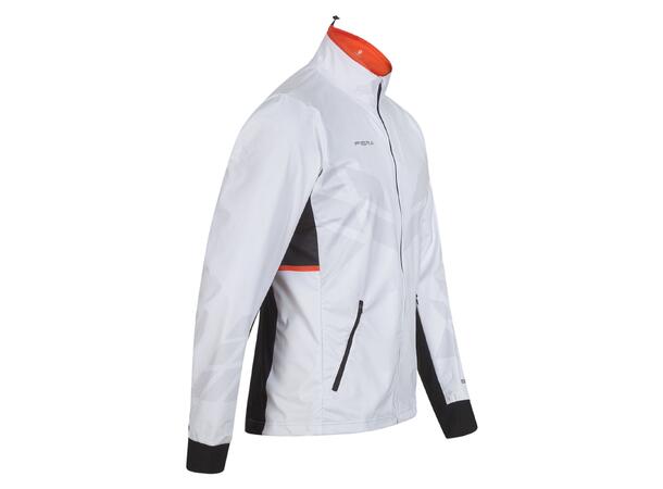 FIBRA Sync Hybrid Jacket Hvit M Treningsjakke med vindtett front