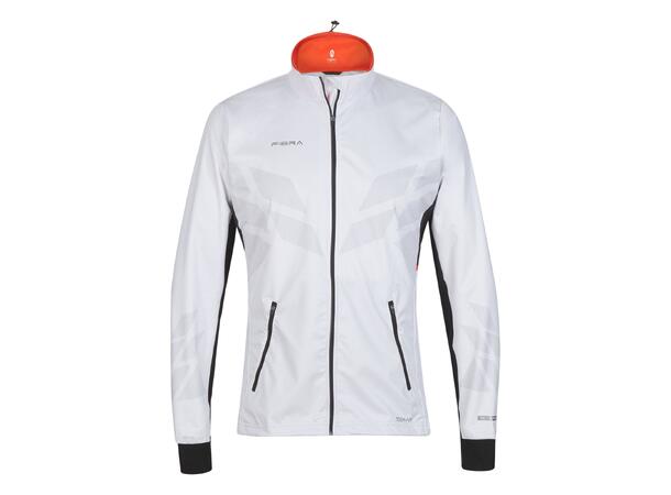 FIBRA Sync Hybrid Jacket Hvit XL Treningsjakke med vindtett front