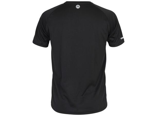 FIBRA Sync Logo Tee Sort S Lett komfortabel T-skjorte