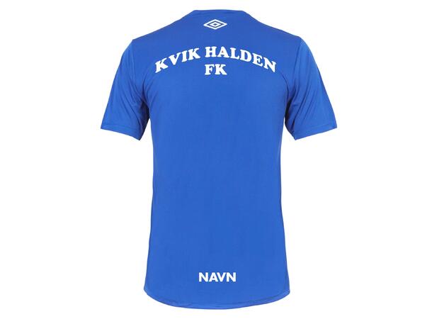 UMBRO Kvik Halden Core Poly Tee Blå JR Kvik Halden FK Trenings T-Shirt Barn