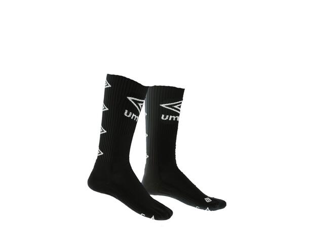 UMBRO UX Elite Handb. Sock S Sort 45-48 Kort håndballstrømpe