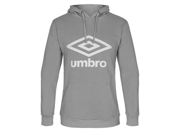 UMBRO Basic Logo Hood Grå S Hettegenser med Umbrologo og lomme