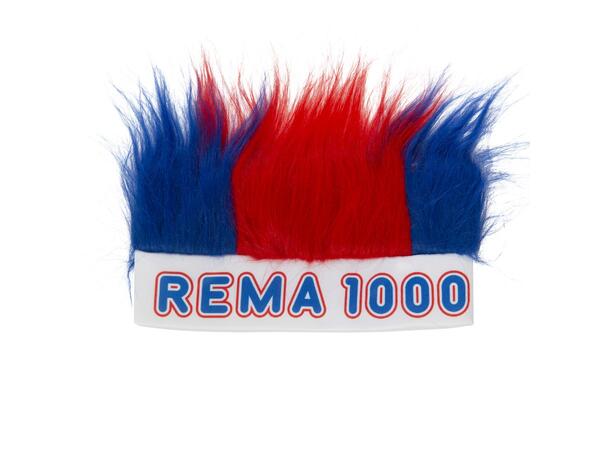ST REMA 1000 Headband Blå/Rød med fake hår