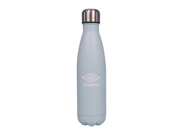 UMBRO Splash Drikkeflaske Stålblå 0,5L Termo drikkeflaske i stål med logo
